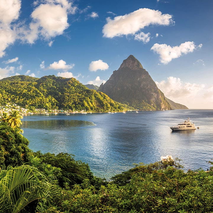 St Lucia’s twin Pitons